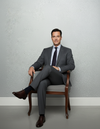 Dugdale New Fine Worsted Tropical Wool Suit- Grey