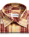 Été doux et lumineux : Écusson Madras rouge et jaune