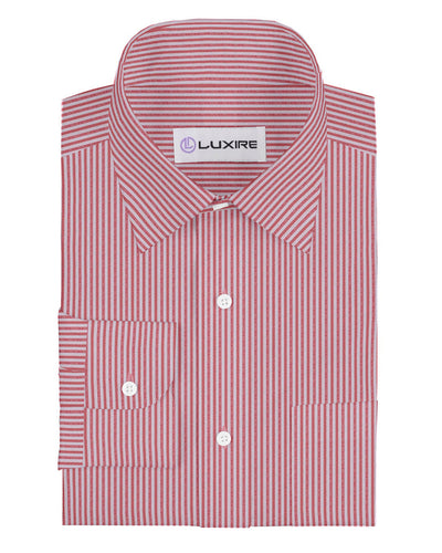 Linen: Red Candy Stripes