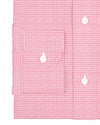 Cotton Linen: Dark Peach Gingham Checks