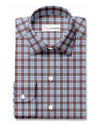 Leinen: Blau Rot Weiß Madras Tattersall