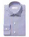 Sommerhemd: Blaues rotes Tattersall