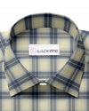 Ecrugraues helles Plaid