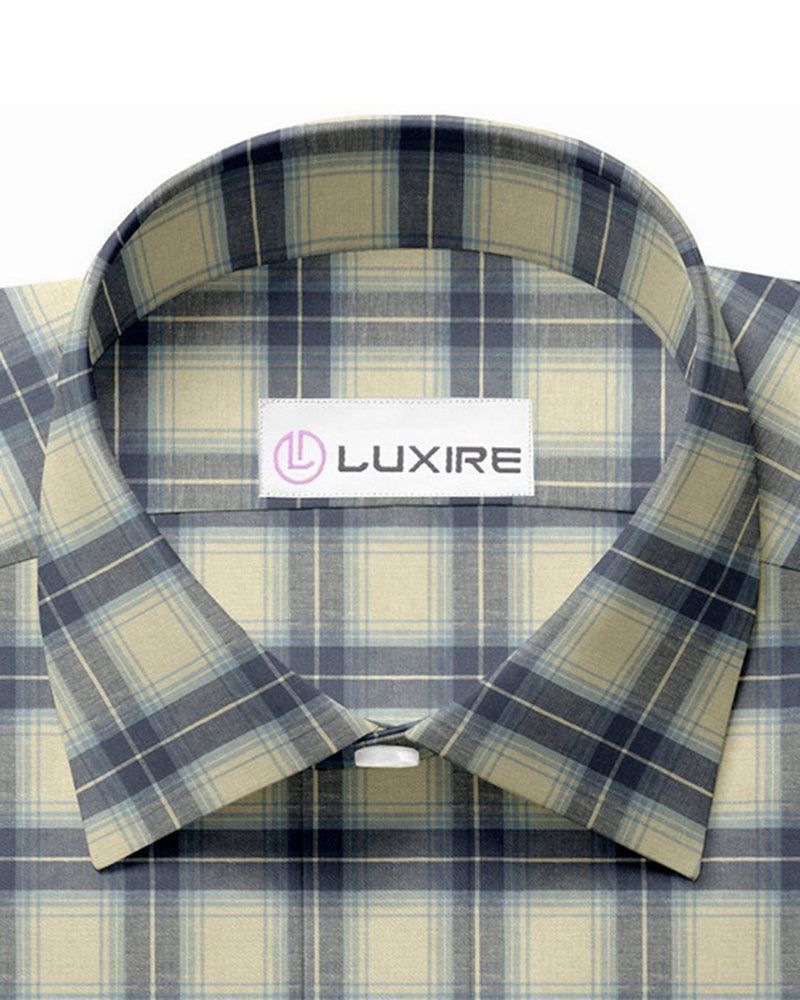 Ecrugraues helles Plaid