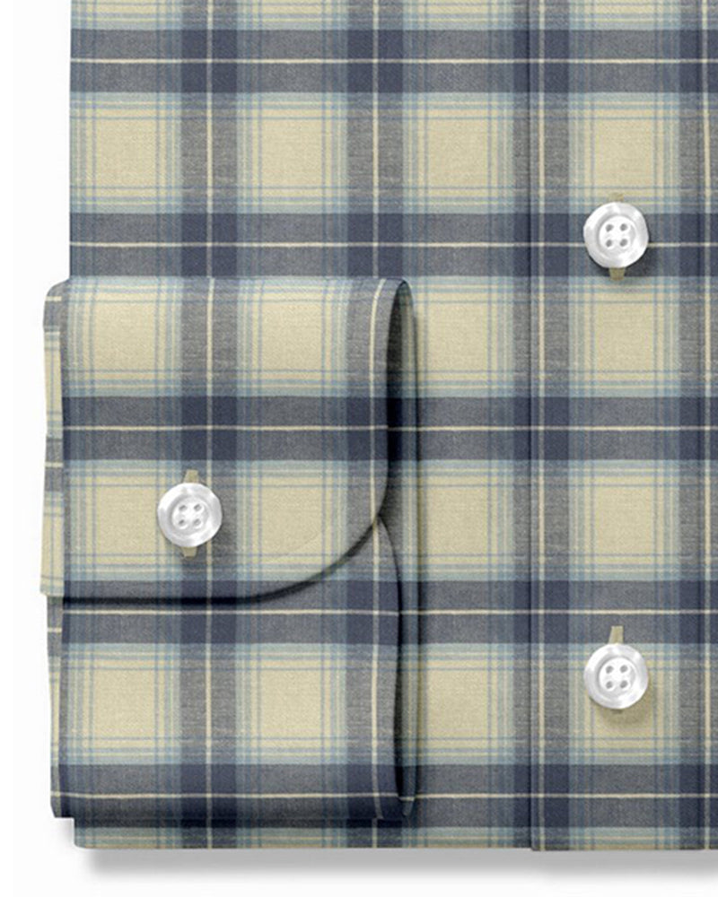 Ecrugraues helles Plaid