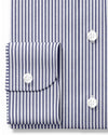 Blaue Kleiderstreifen Auf Weiß