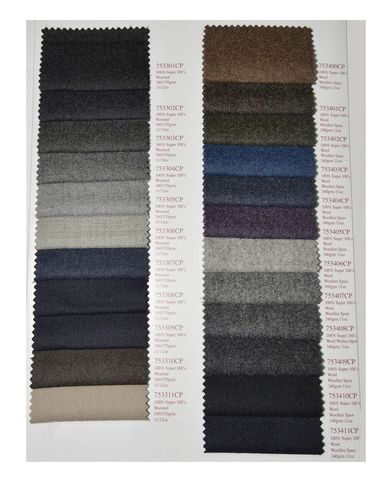 Holland Sherry Classic Kammgarn Flanell hellbraun mit hellbraunem Granit
