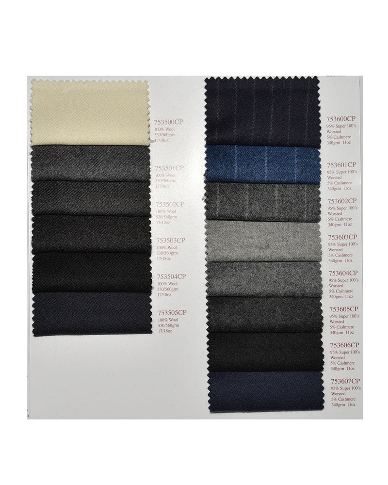 Holland Sherry Classic Kammgarn Flanell Dunkelgrau