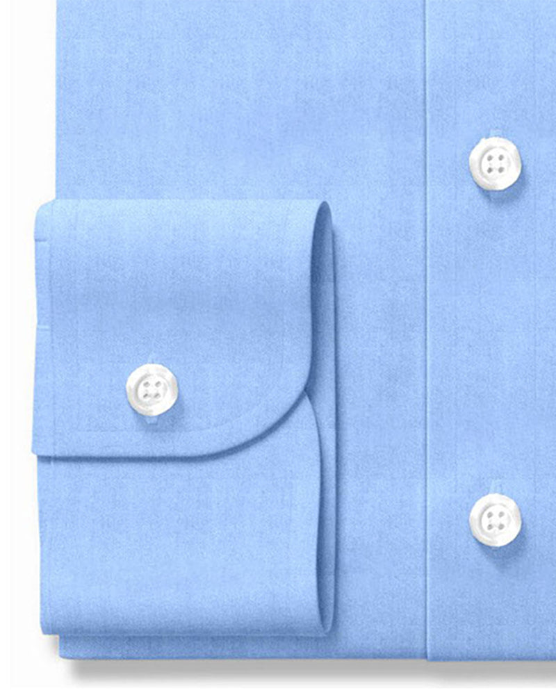 Chambray Fresco « Madapolam » bleu de Prusse clair