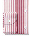 Dark Red White Candy Stripes
