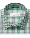 Green Black Tattersall Soft Twill