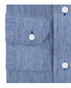 Linen: Pale Blue End-on-End