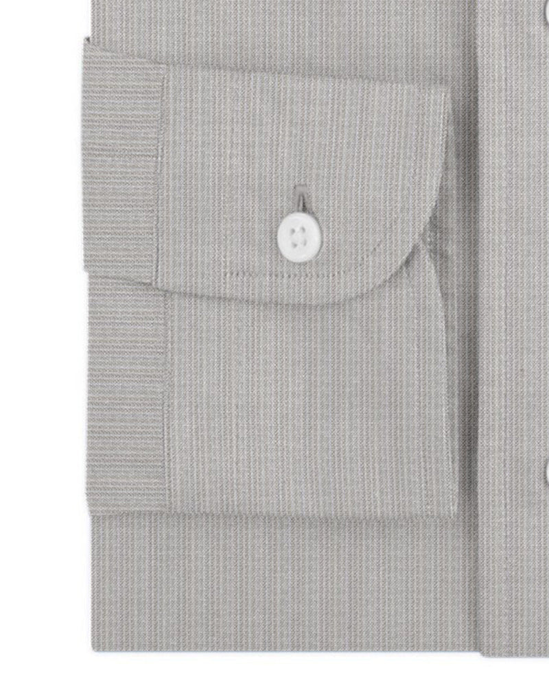 Ecru White Dress Stripes Linen