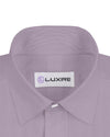 Coton Poly : Rayures fines texturées violettes