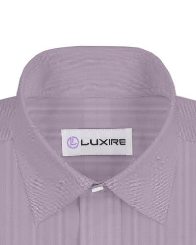 Cotton Poly: Purple Textured Pin Stripes