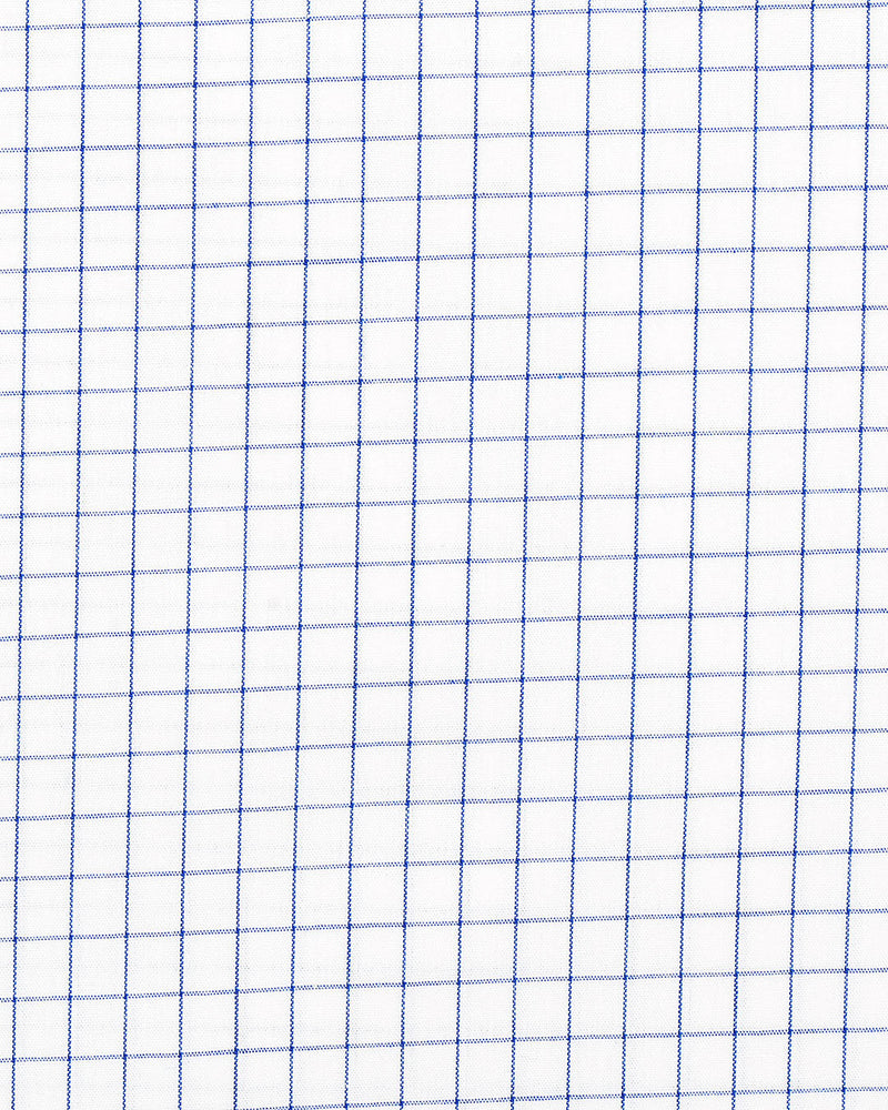 Navy White Checks