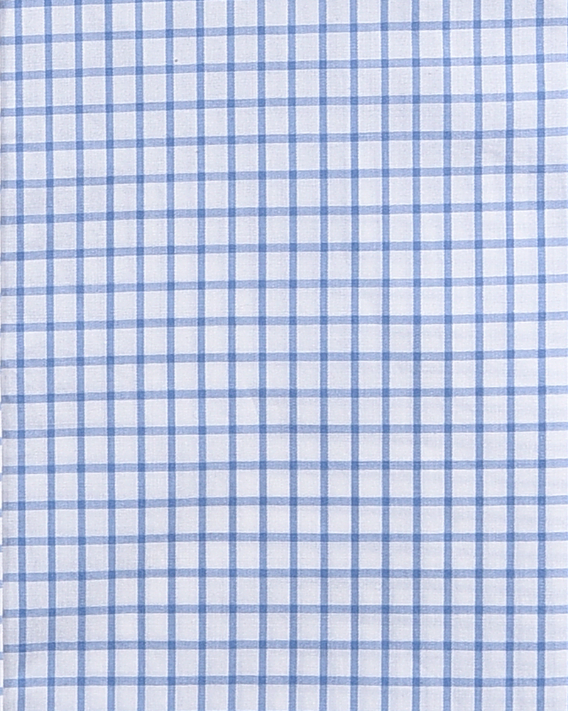 Brembana Himmelblaues Karohemd