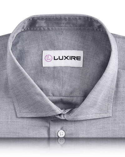 Grey Pinpoint oxford Shirt