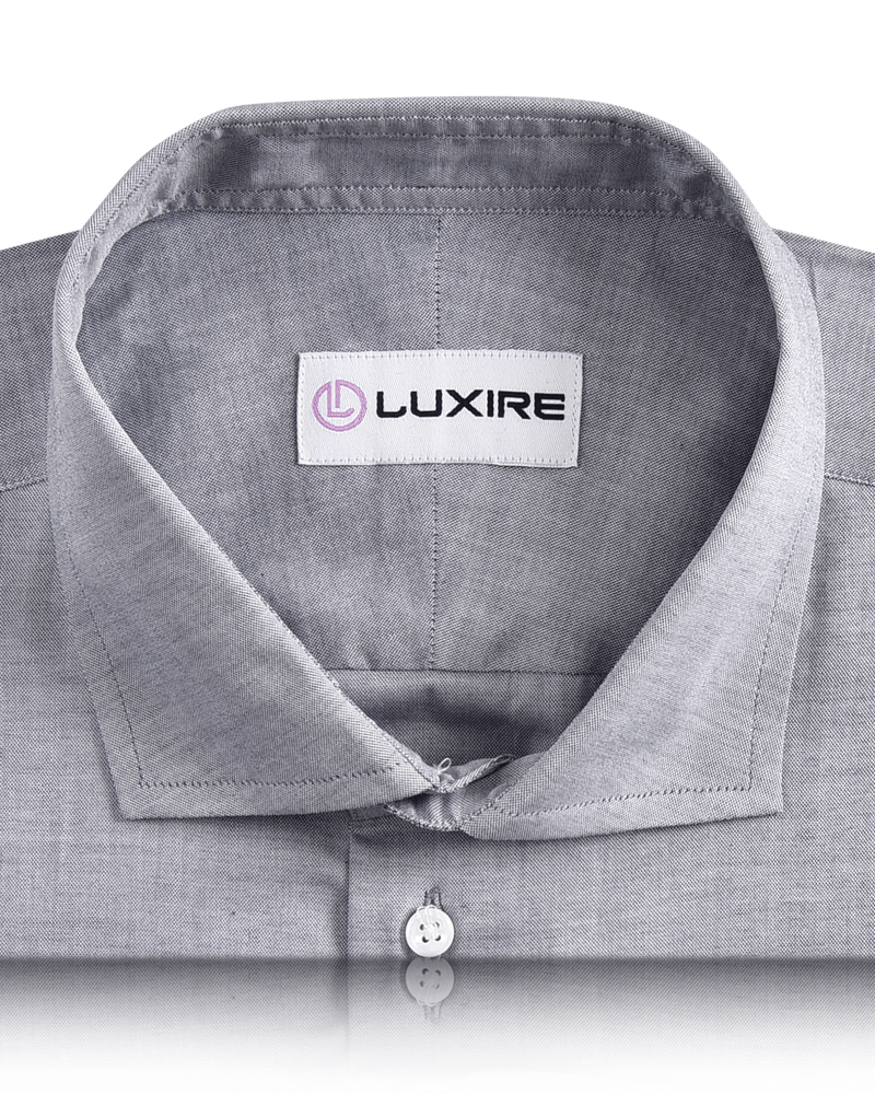Grey Pinpoint oxford Shirt