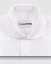 Brembana 2-lagiges Giza White Pinpoint Oxford-Hemd