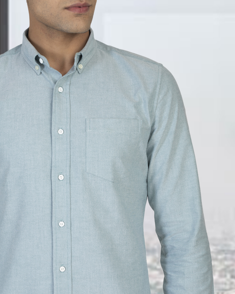 Mint Green Oxford Shirt