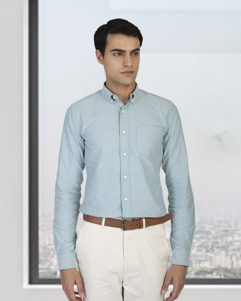 Mint Green Oxford Shirt