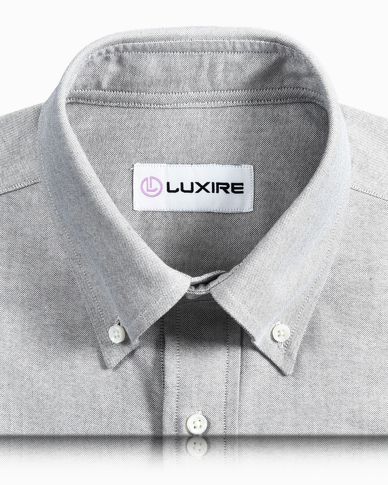 Pebble Grey Oxford Shirt