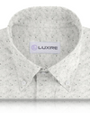 Speckled Light Grey Polo Shirt