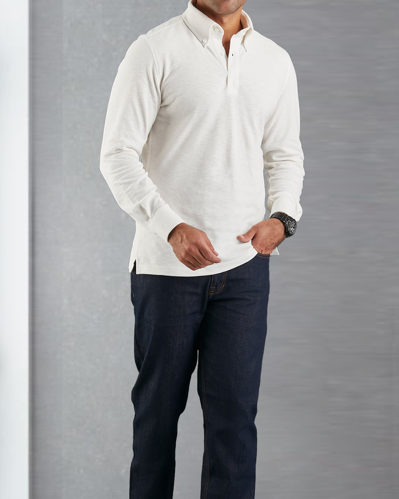 Ivory White Polo T-Shirt