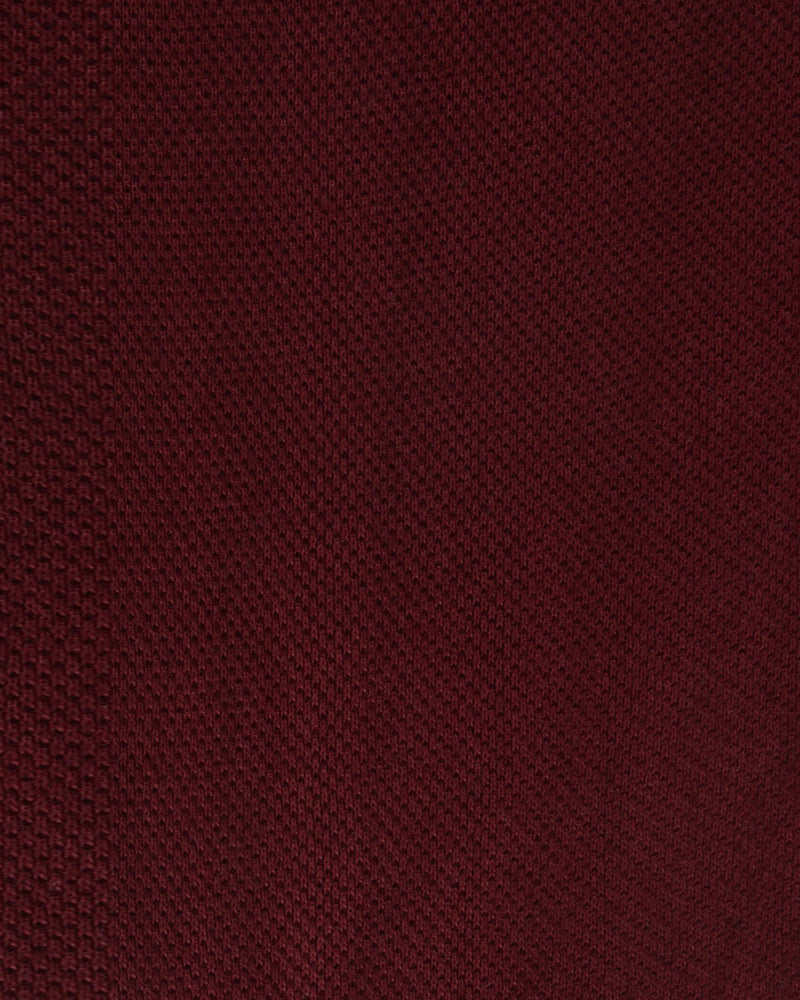 Schlichtes kastanienbraunes Polo-T-Shirt