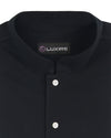 Metallschwarzes Polo-T-Shirt