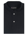 Metallschwarzes Polo-T-Shirt