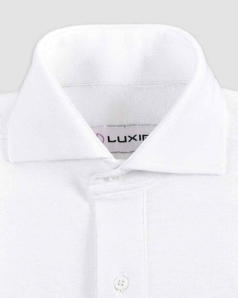 Chemise en lin blanc pur