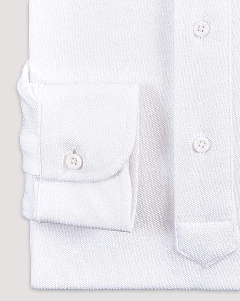 Chemise en lin blanc pur