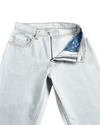 Fade Washed Blue Selvage With Turquoise Tint - 15 Oz Jeans