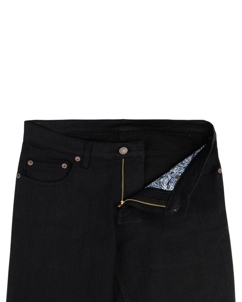 Schwarze Tech-Stretch-Jeans