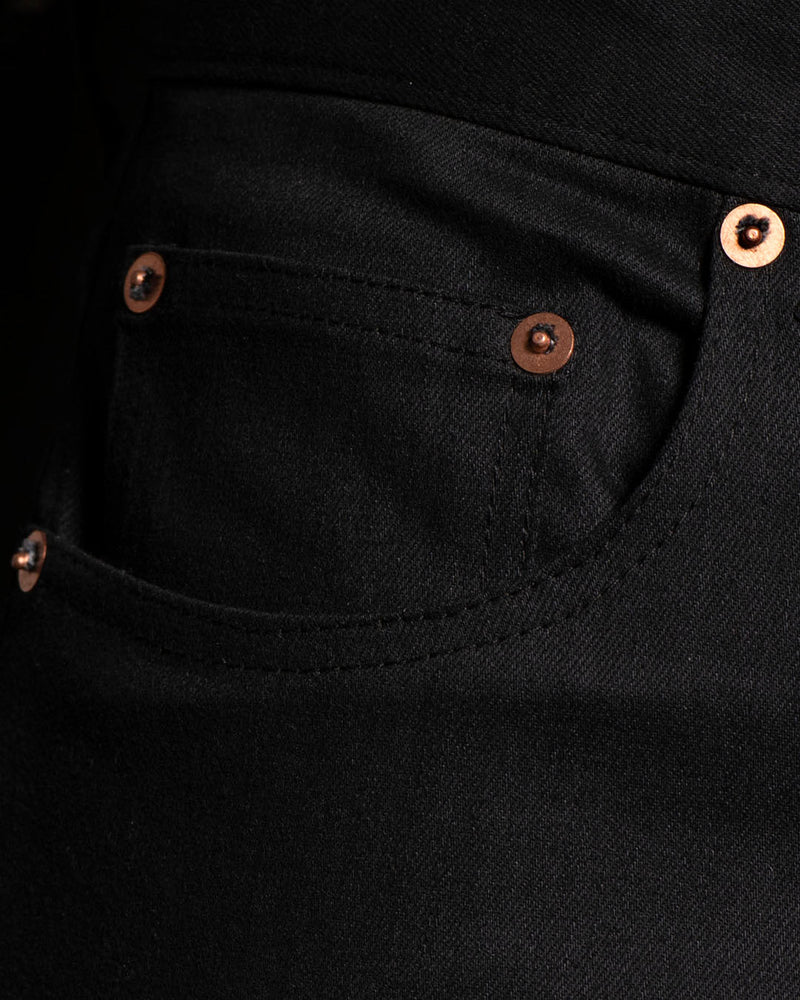 Schwarze Tech-Stretch-Jeans