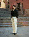 Black Linen Classic Shirt