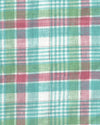 Green Red Madras Linen Shirt