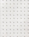 Linen: Grey Printed Marks On White