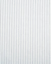 Cotton Linen: Grey Candy Stripes On White Shirt