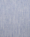 Linen: Lustrous Blue White Chambray Shirt