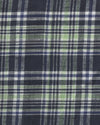Madras Navy Green Checks Linen