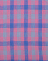 Linen: Pink Blue Gingham Checks