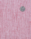 Lin : Chambray rouge et blanc flammé