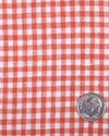Leinen: Rot-weiße Gingham-Karos