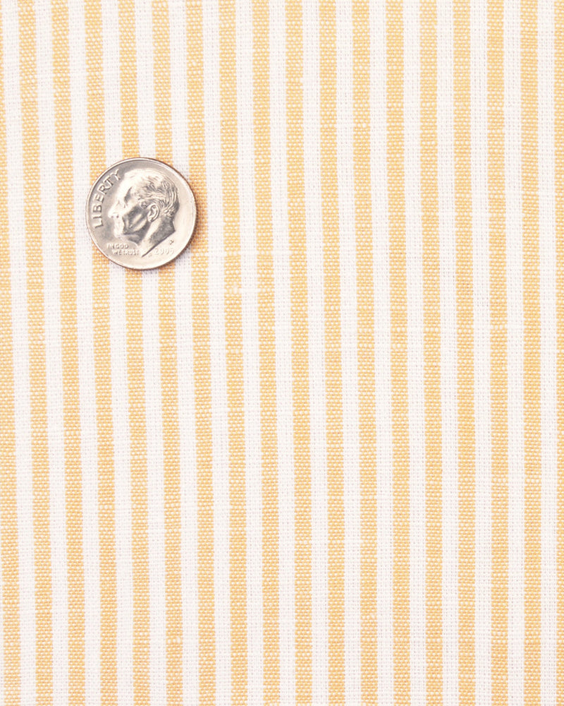 Lin : Rayures jaune bonbon