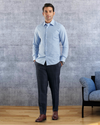 Sky Blue Gingham Shirt
