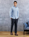 Sky Blue Gingham Shirt