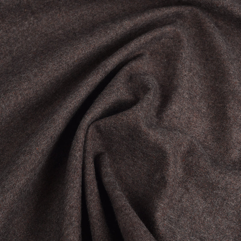 Vest in Mohagany Brown Cotton Flannel